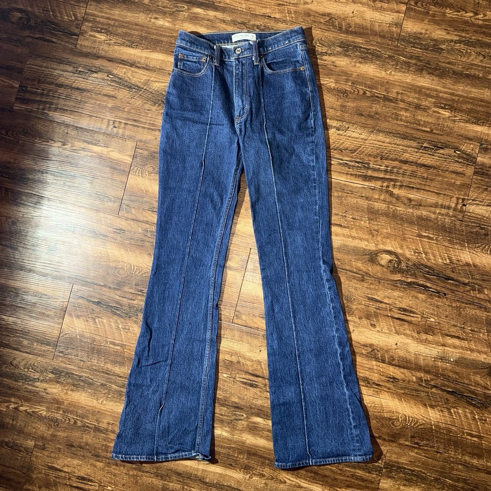 Abercrombie & Fitch ' The Vintage Flare High Rise' Blue Jeans Women's Sizeโ 25